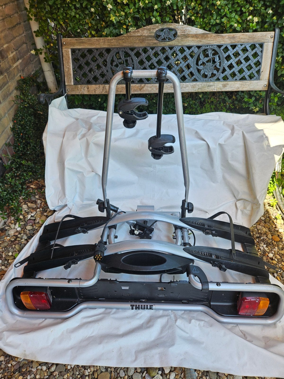 Thule EuroWay 945 fietsendrager voor 2 fietsen, Ophalen, 2 fietsen, Gebruikt, Trekhaakdrager