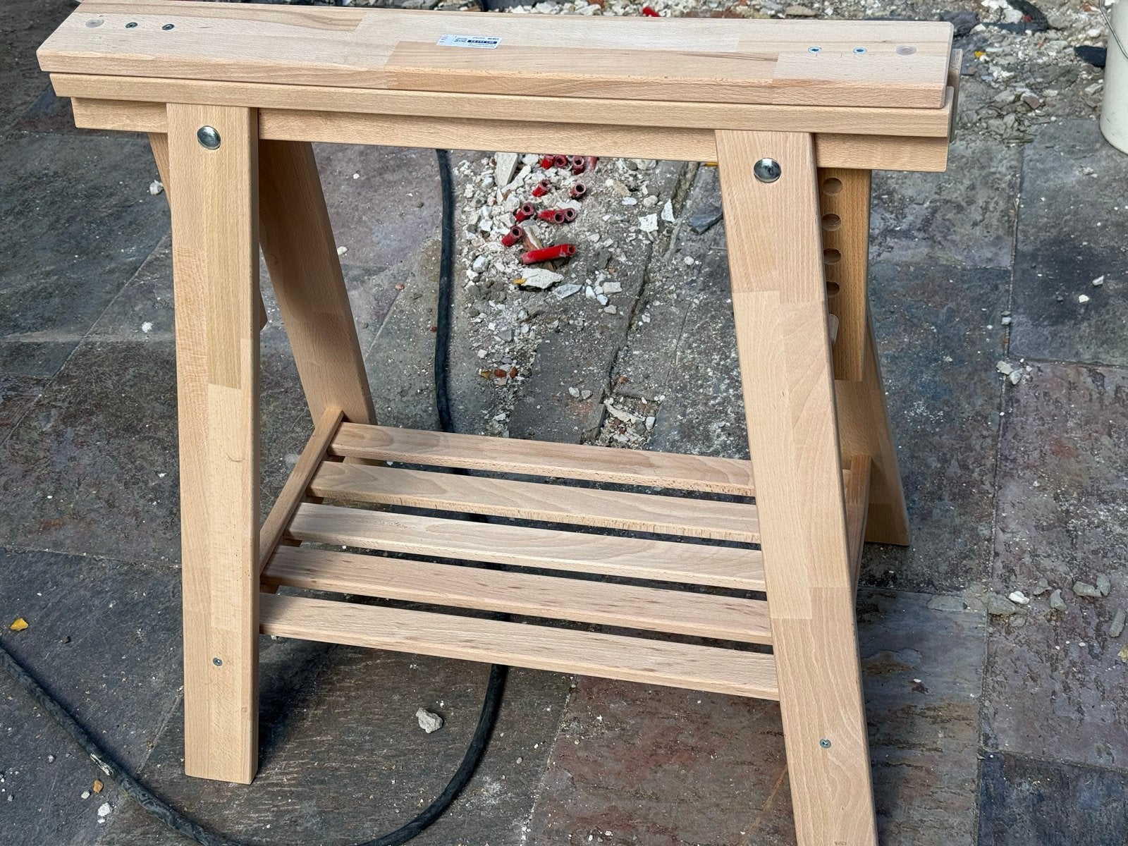 2 Schragen als nieuw, in hoogte verstelbaar, Ophalen, Zo goed als nieuw, Minder dan 70 cm