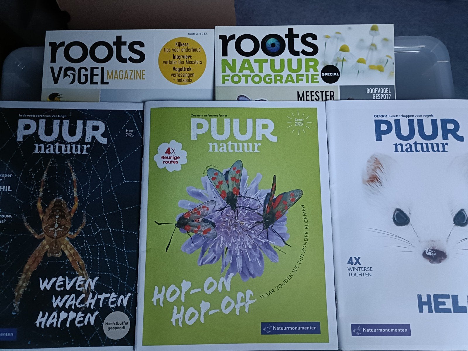 diverse magazines puur, roots en natuurfotografie, Ophalen of Verzenden