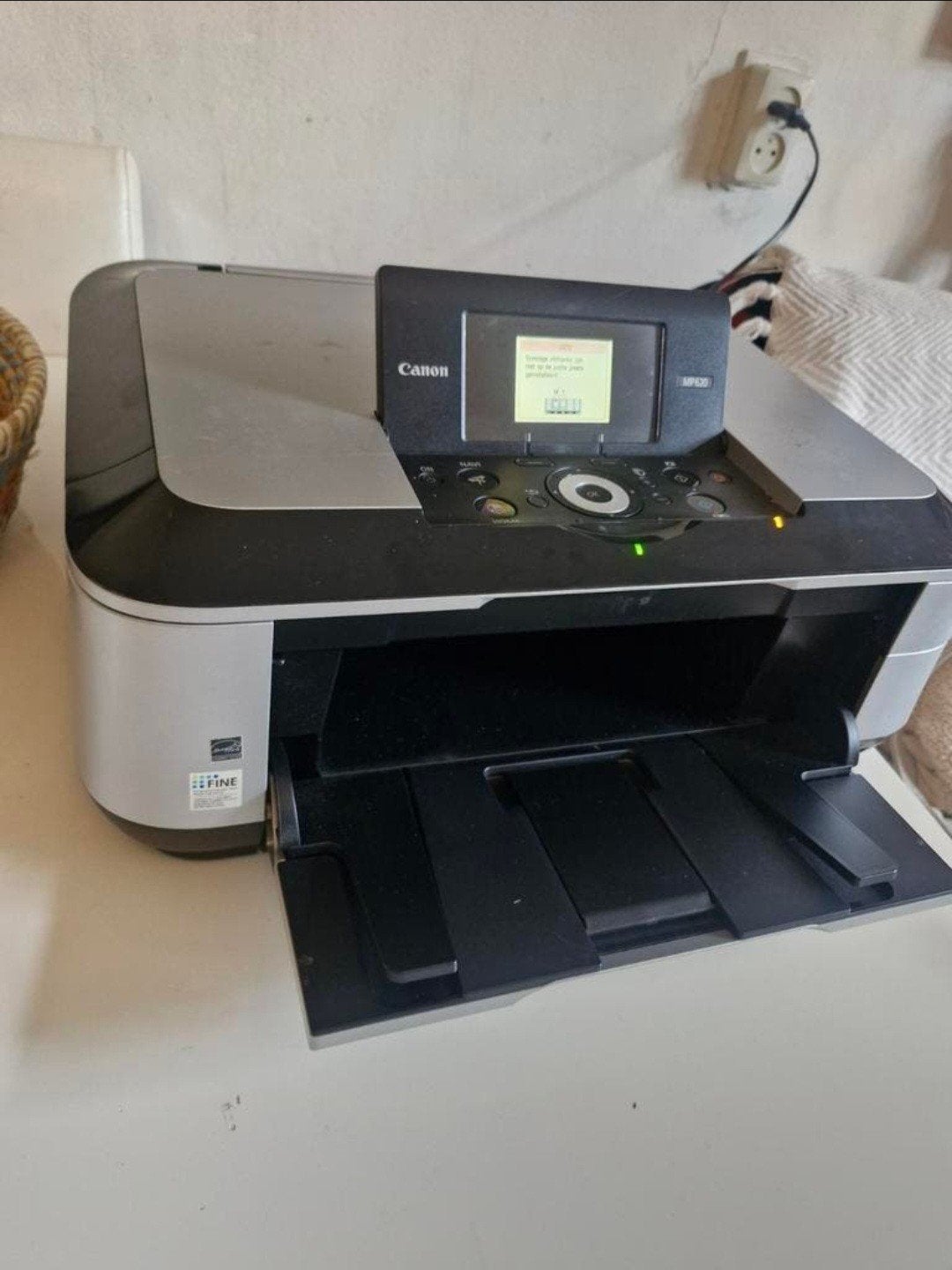 Te koop, Canon merk printer en scanner MP620. Hier ink is op, Computers en Software, Printers, Ophalen