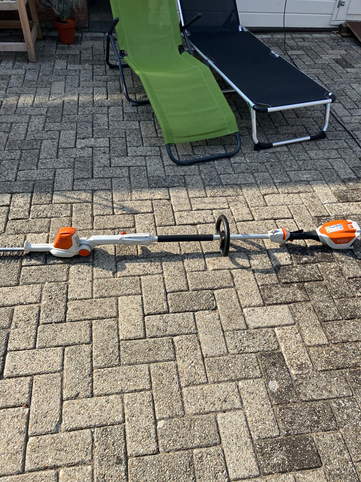 Stihl HLA 56 Accu Heggenschaar - Zo goed als nieuw, Ophalen of Verzenden, Zo goed als nieuw, Accu