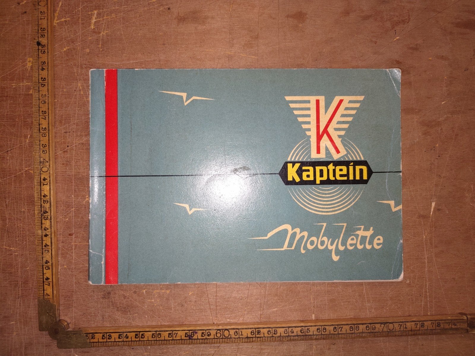 Handleiding Kaptein Mobylette 1956, Ophalen of Verzenden, Gebruikt
