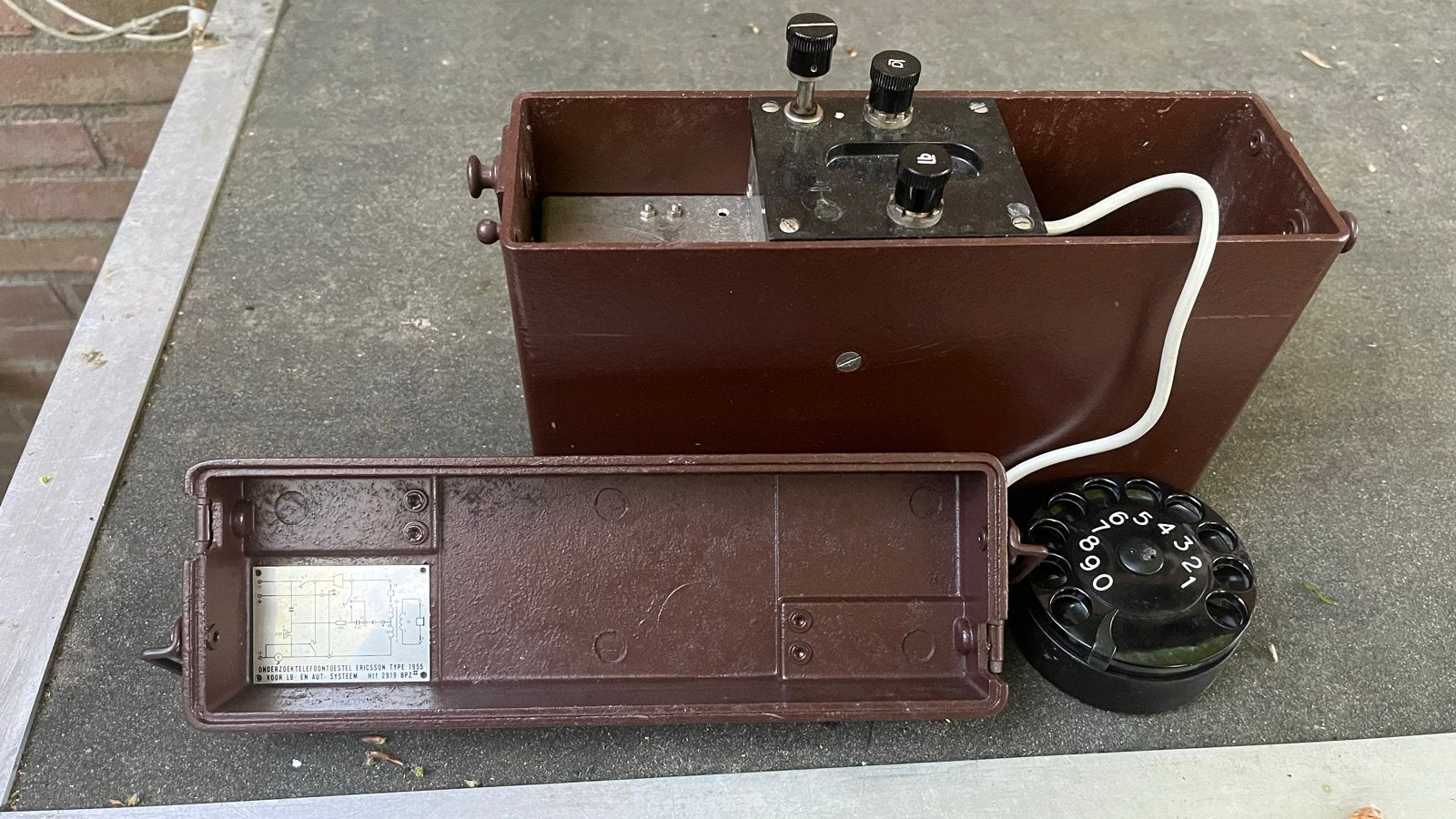 Bakelieten Onderzoekstelefoontoestel Type 1955 PTT, Ophalen of Verzenden, Gebruikt