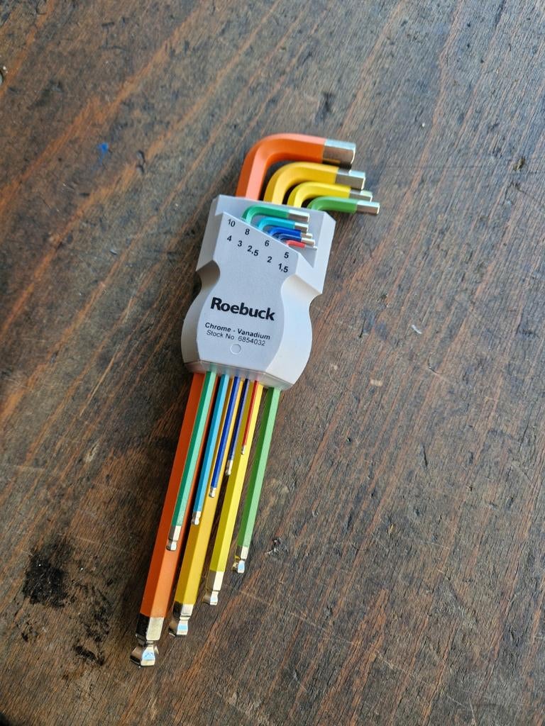 Roebuck 6854032 multicolour lange inbus, Ophalen of Verzenden, Nieuw