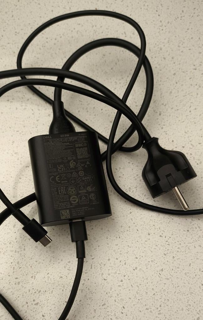 Dell da60nm200 adapter USB-C poort, Ophalen of Verzenden, Zo goed als nieuw, Dell oplader