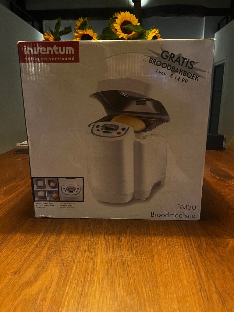 Broodmachine, Witgoed en Apparatuur, Broodbakmachines, 400 tot 800 gram deeg, Ophalen, Nieuw, Met timer