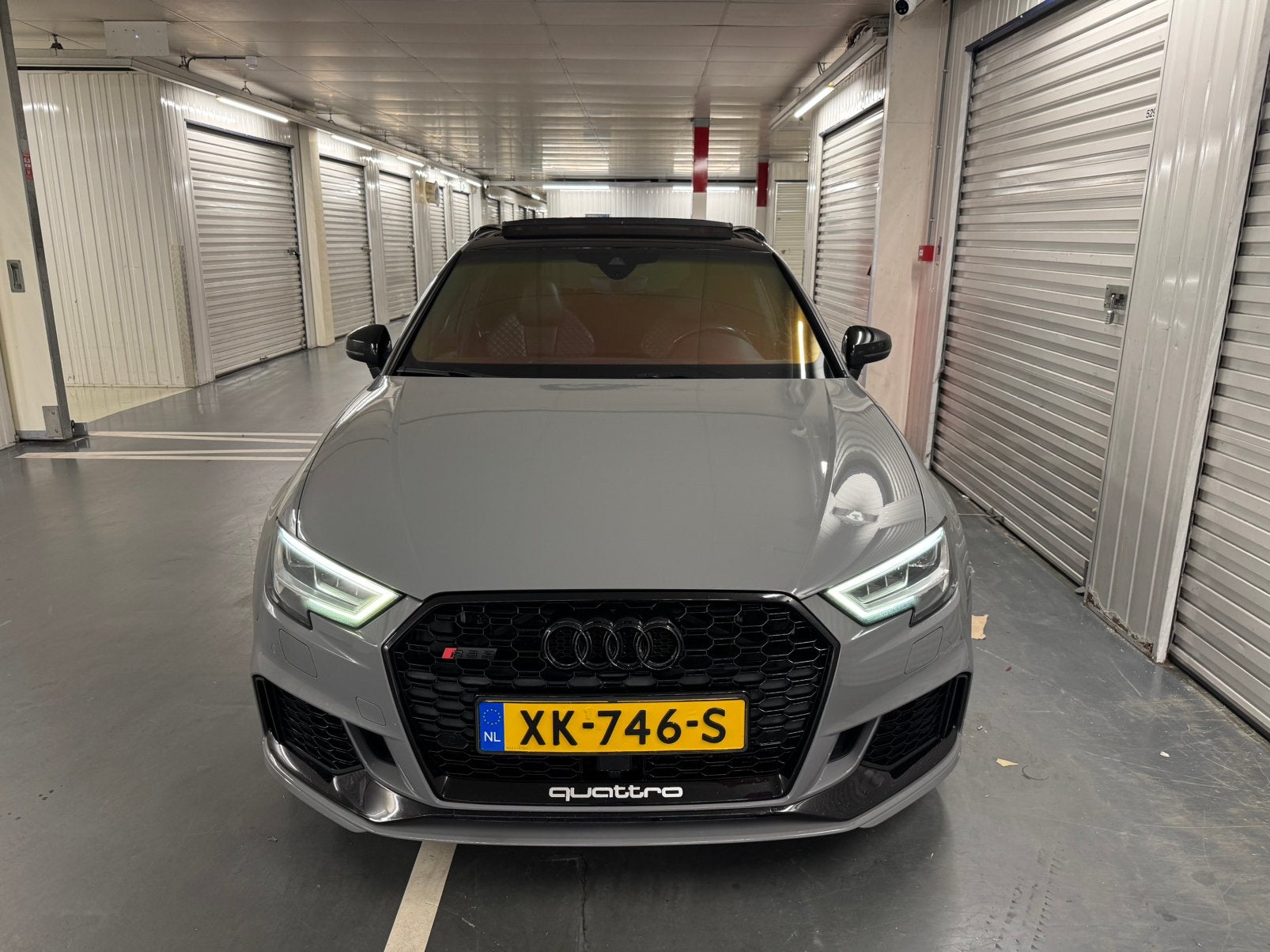 Audi A3 RS3 DAZA 2.5 Tfsi 400pk Quattro Apple Carplay 2017, Auto's, Automaat, Zwart, RS3, Leder