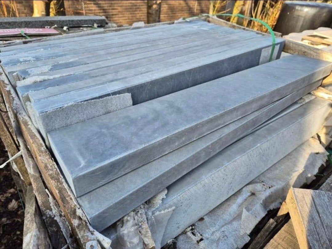 Vijverrand vijver rand 100x15x5 graniet grijs nu €10,-pst!, Ophalen of Verzenden, Nieuw, Overige typen
