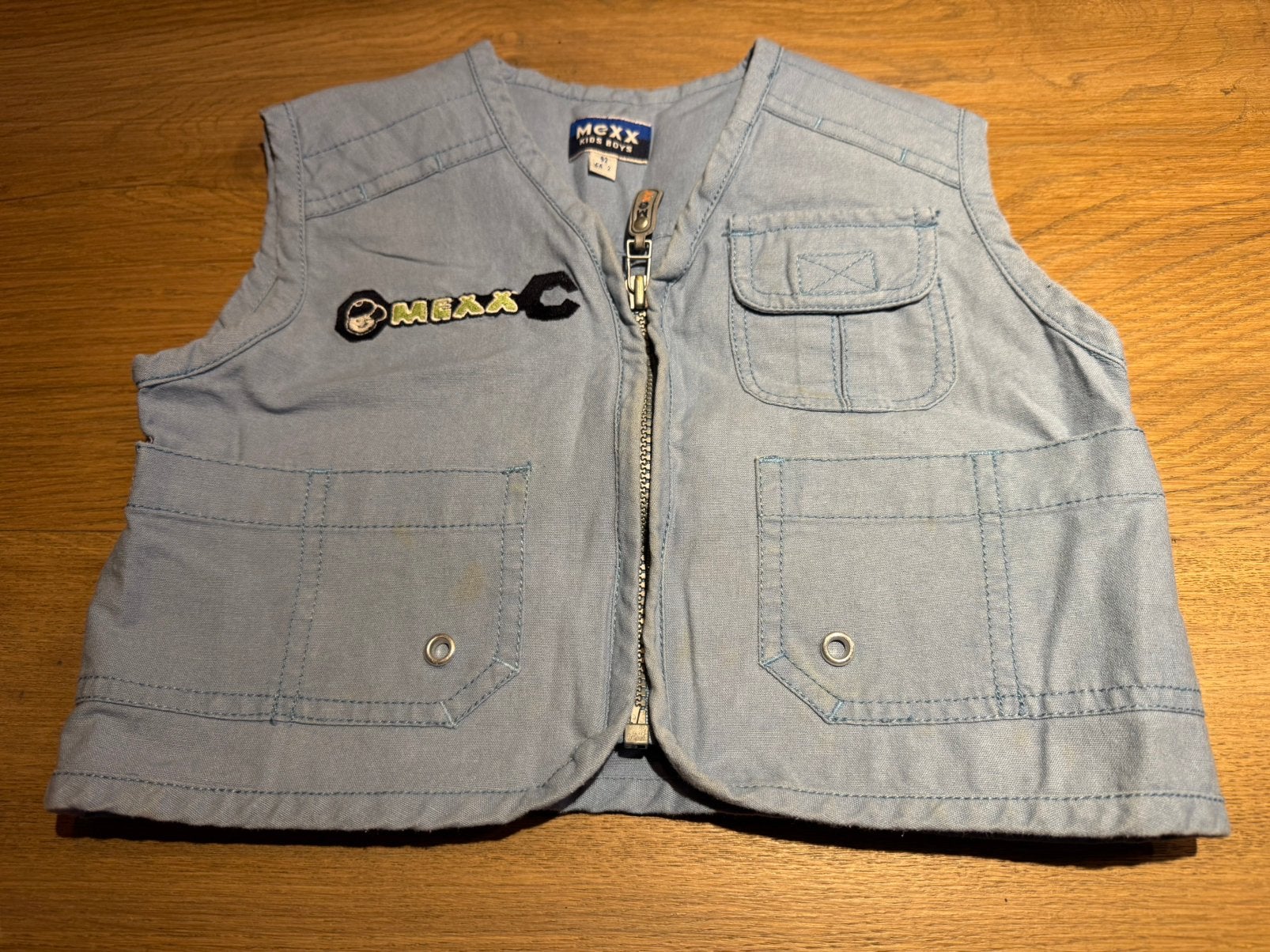 Jasje/bodywarmer jongens Mexx maat 92, Ophalen of Verzenden, Zo goed als nieuw, Jongen, Jas