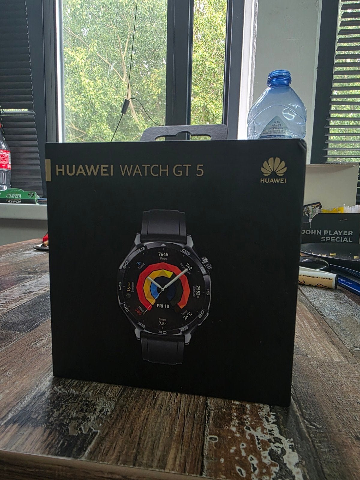 Huawei Watch GT5, Sieraden, Tassen en Uiterlijk, Ophalen, Huawei Watch GT5, Zwart, Nieuw