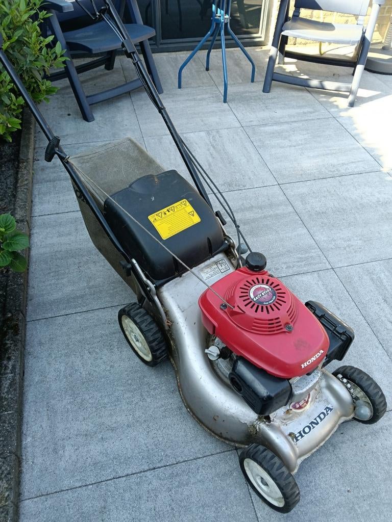 Grasmaaier benzine, HONDA HRG 415, Tuin en Terras, Grasmaaiers, Ophalen, Gebruikt
