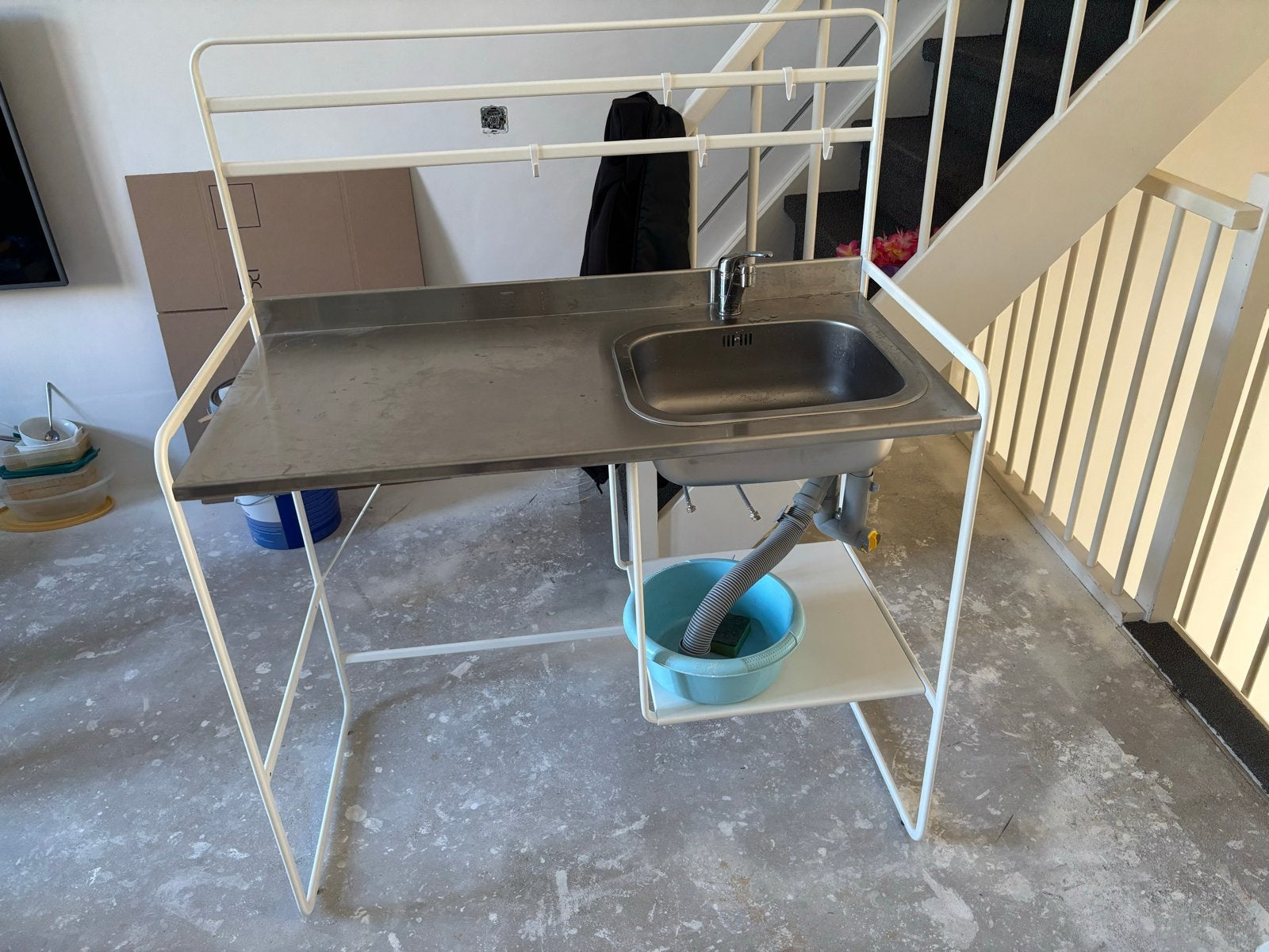 IKEA Sunnersta noodkeuken met kraan - uitstekende staat, Ophalen, Overige typen, IKEA, Zilver