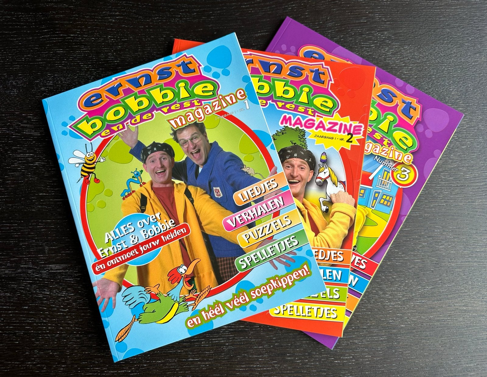 Ernst en Bobbie en de Rest Magazine - Nummers 1, 2, 3, Ophalen of Verzenden, Nieuw, Fictie algemeen