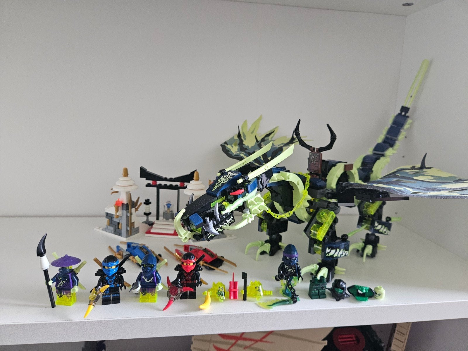Lego ninjago 70736 attack of the morro dragon, Gebruikt, Lego, Ophalen of Verzenden, Ninjago