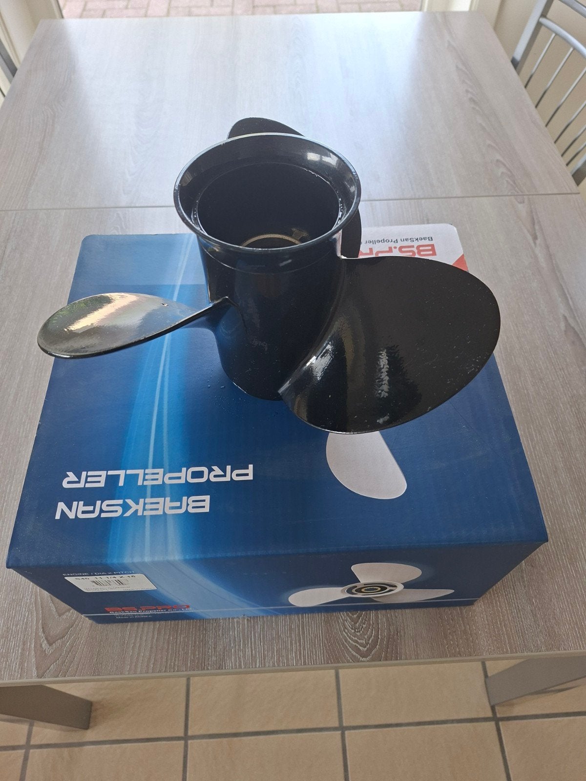 Bbm propeller bs pro s40 11 11/4 15pitch, Ophalen, Nieuw, Motor en Techniek, Motorboot