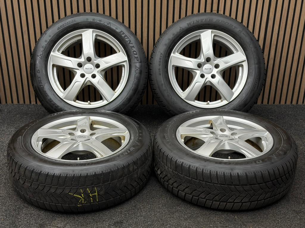 17 inch Platin P84 - Grandland X 3008 5008 5x108 ET42 Dunlop, Auto-onderdelen, Ophalen, 215 mm, ., Banden en Velgen