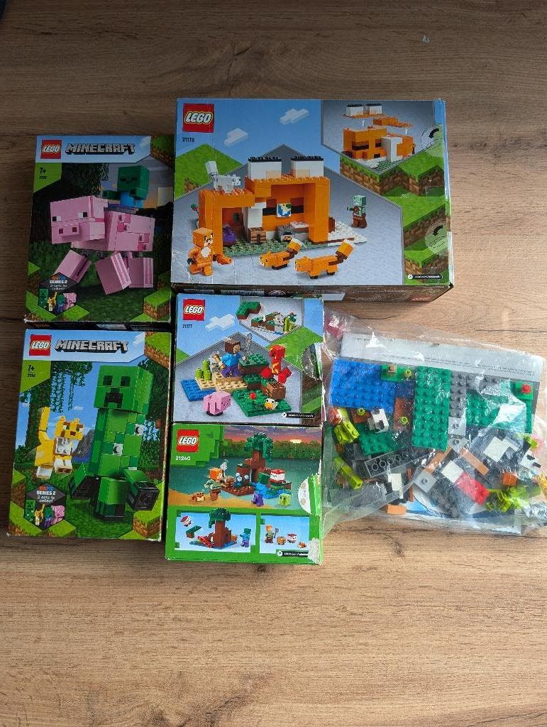 6 minecraft sets lego, Ophalen of Verzenden, Zo goed als nieuw