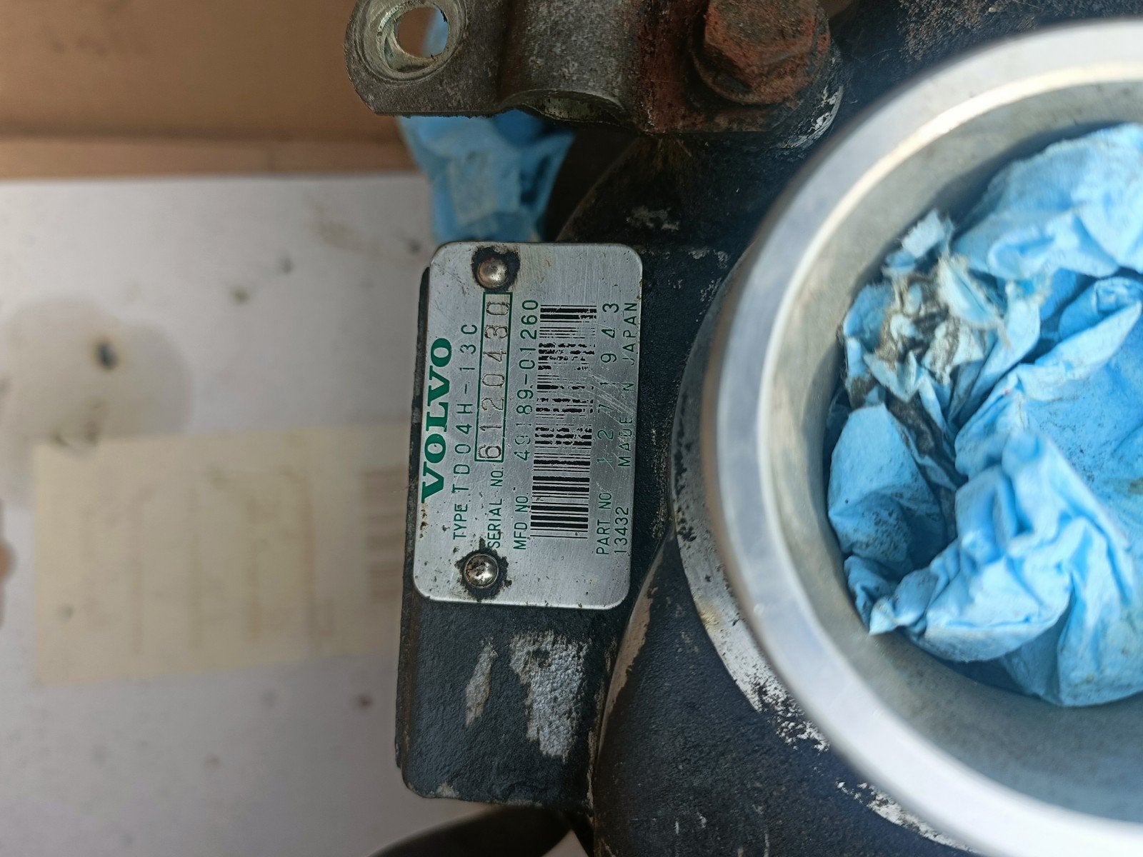 Td04 13c turbo 740 940, Ophalen, Volvo