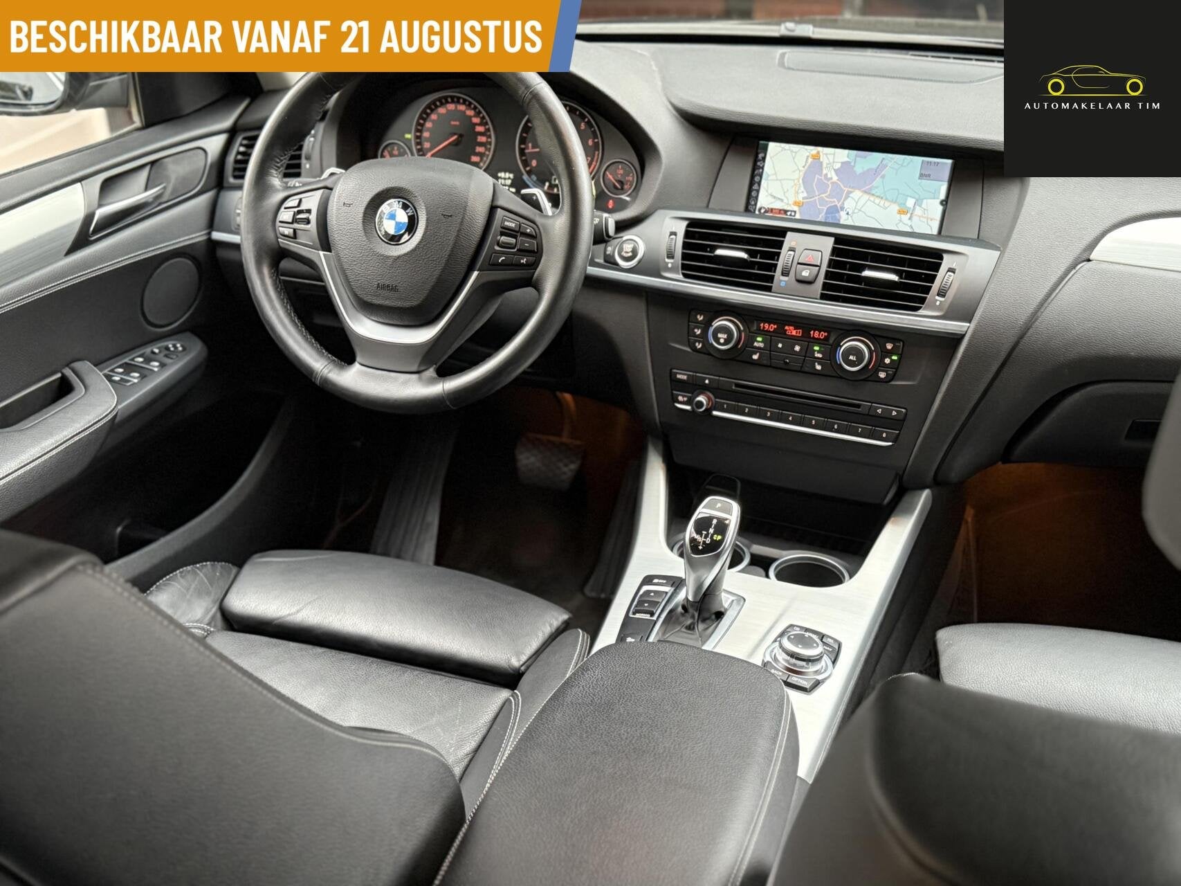 BMW X3 xDrive35i High Executive, Auto's, BMW, Automaat, 1780 kg, Gebruikt, Zwart