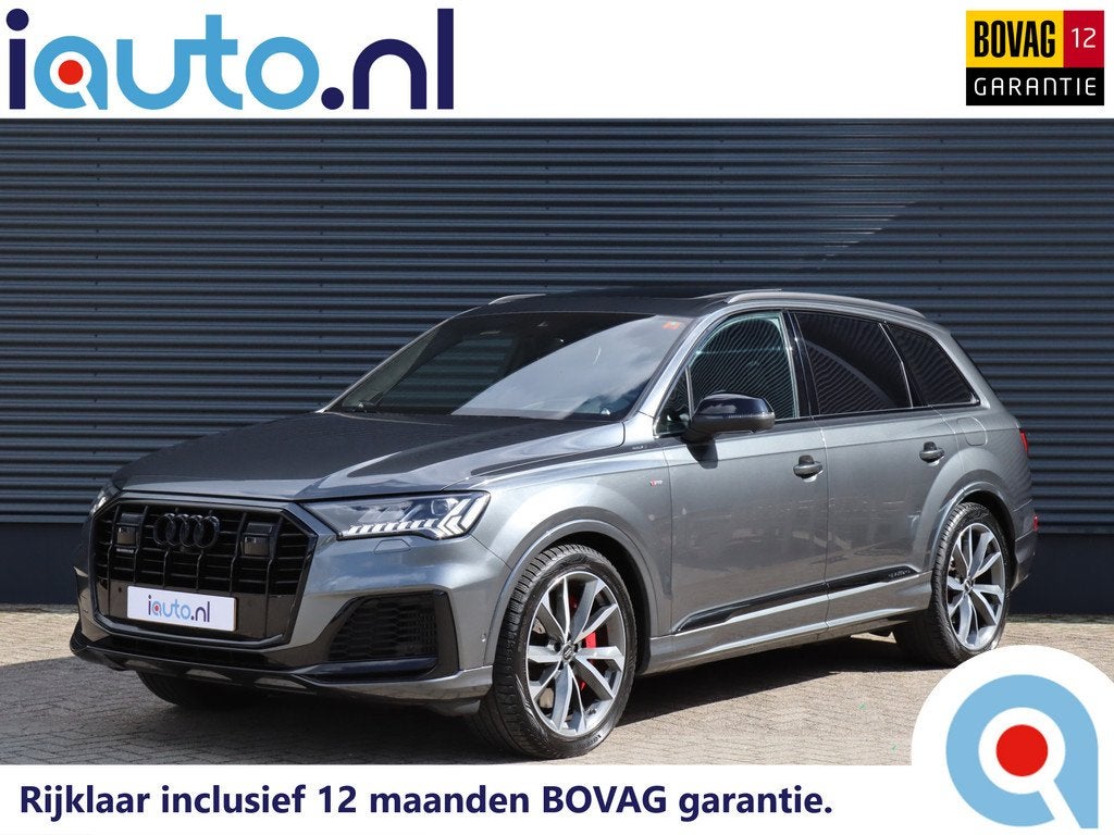 Audi Q7 60 TFSI e quattro 456pk S-Line Competition Pano/B&O, Auto's, Automaat, 12 maanden, 2995 cc, Bedrijf