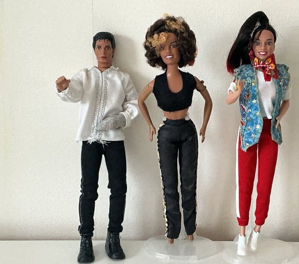 Michael Jackson, Mel B en Spice Girls Barbie poppen, Ophalen of Verzenden, Gebruikt