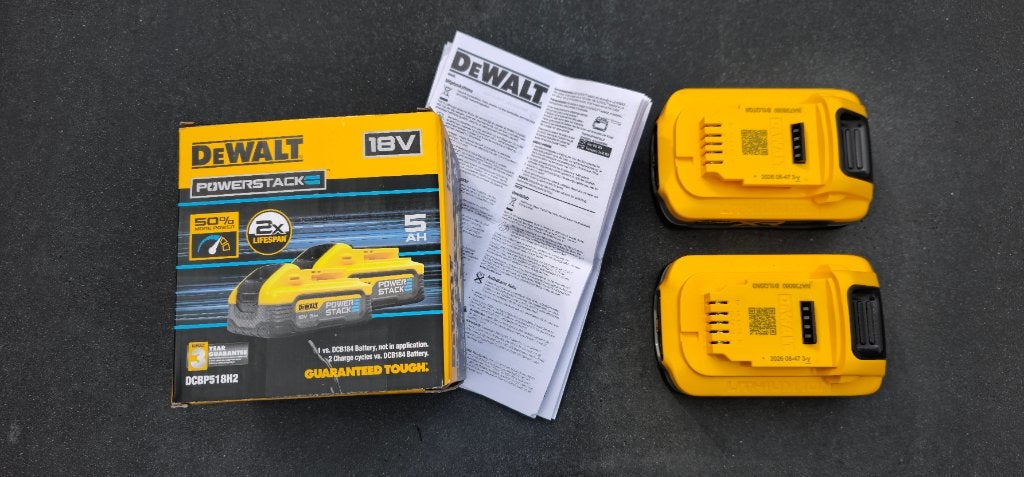 Dewalt powerstack batterijen