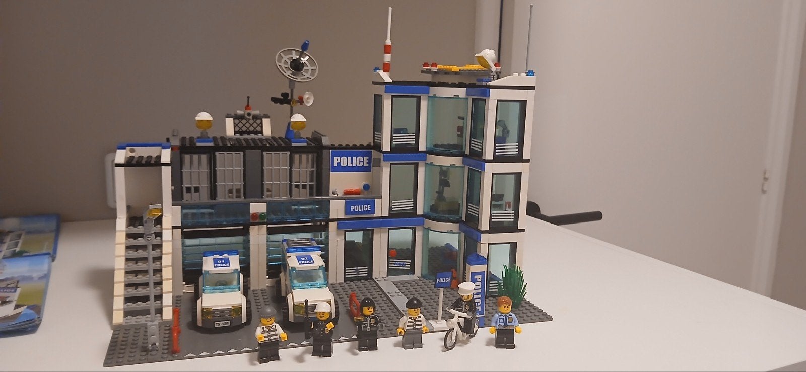 lego politie bureau, Lego, Ophalen of Verzenden, Complete set, Inclusief instructies