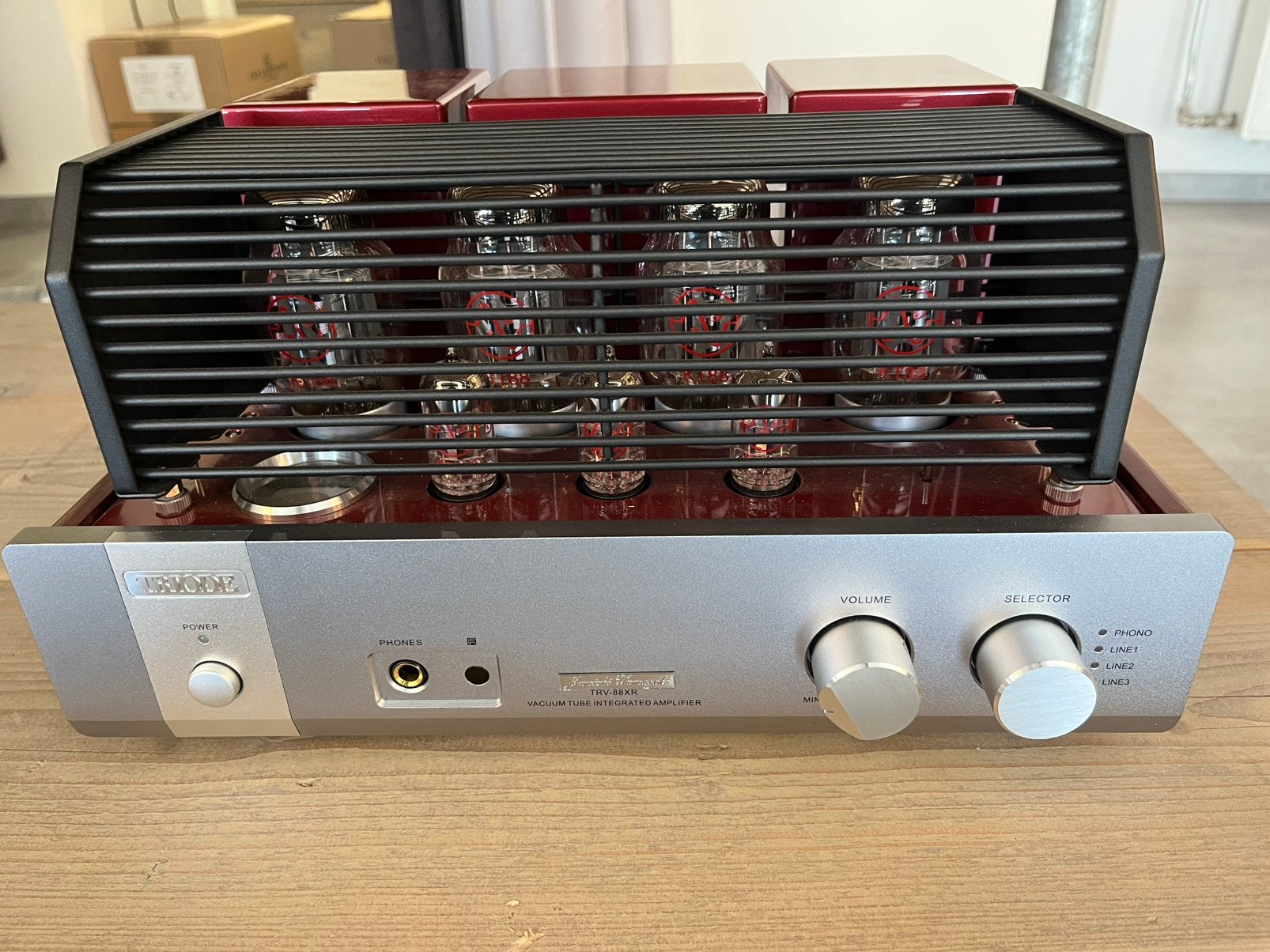 Triode TRV-88XR Buizen versterker (demo), Ophalen, Versterker, Triode, @