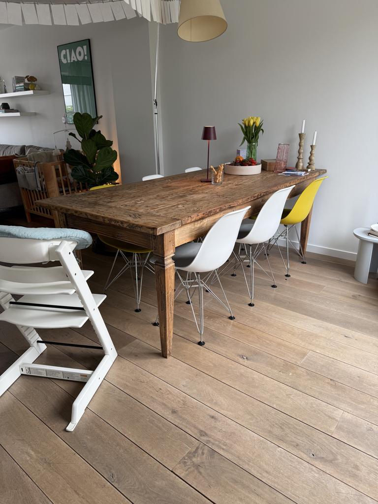 Franse eiken tafel eettafel, Ophalen