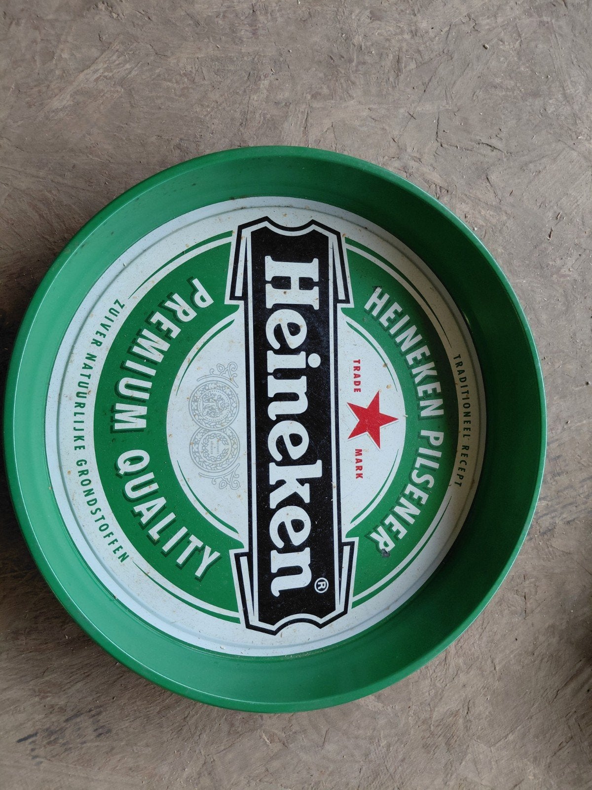 Heineken Premium Quality bierblijf / dienblad., Ophalen of Verzenden, Gebruikt, Heineken