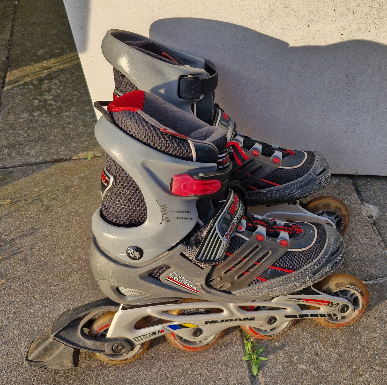 Nijdam Softmax Inline Skates - Maat 40, Sport en Fitness, Schaatsen, Verzenden, Gebruikt, Overige typen, Nijdam