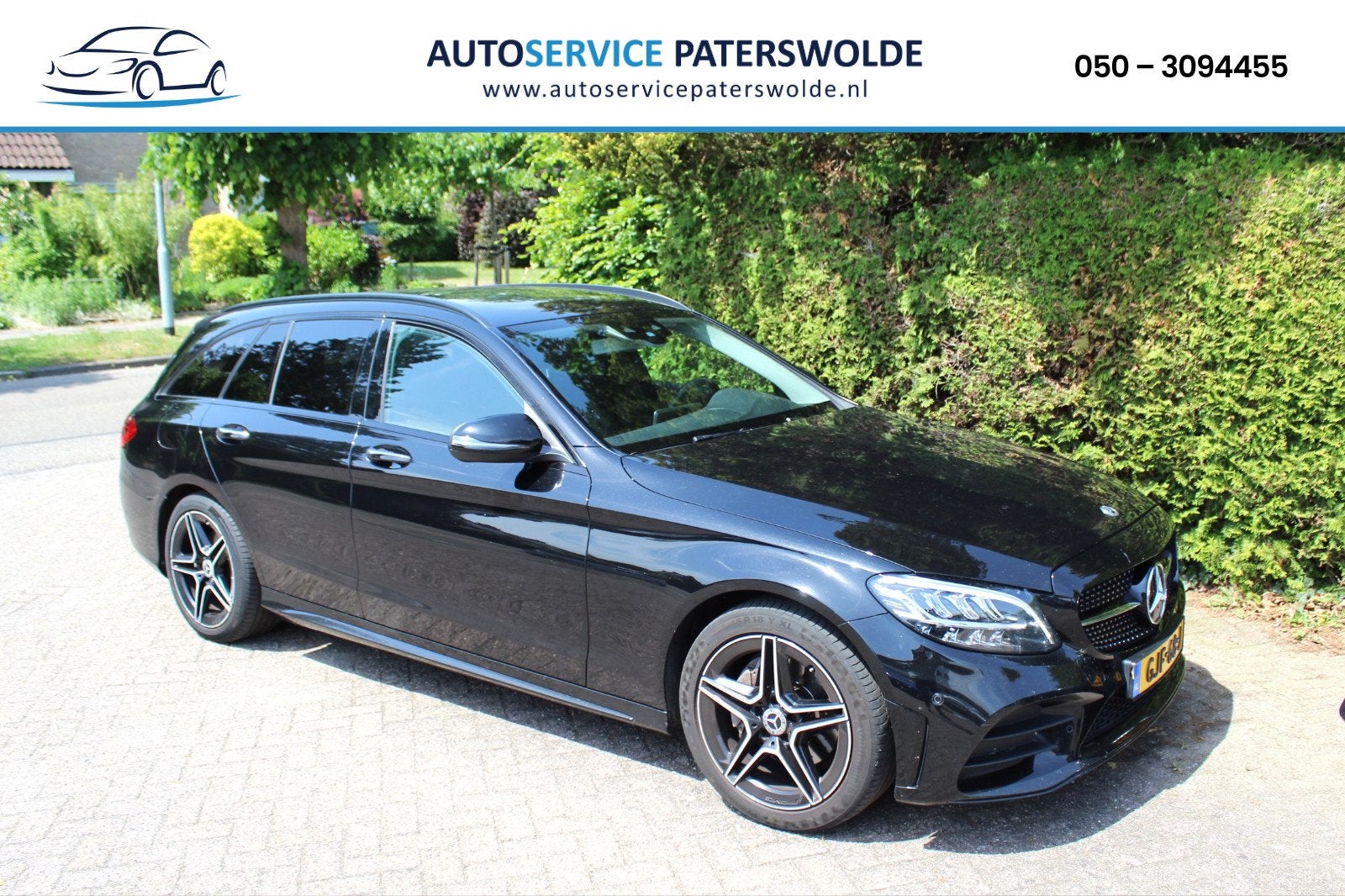 Mercedes-Benz C-klasse Estate 180 Premium Plus Pack, Auto's, Automaat, Euro 6, Automatische klimaatregeling, Zwart