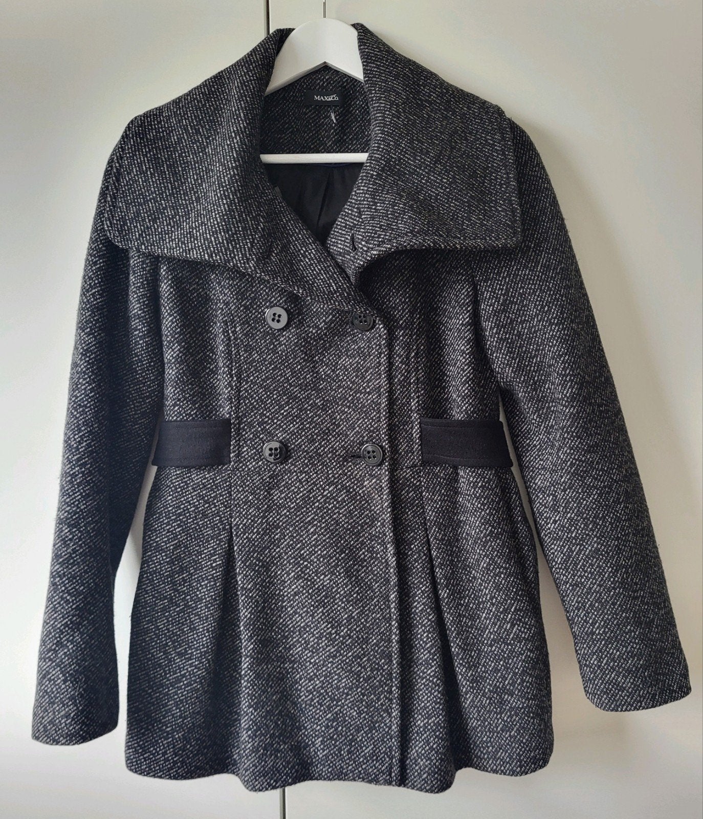 Max & Co van Max Mara jas in maat 36 of slanke 38, Zwart, Ophalen of Verzenden, Zo goed als nieuw, Maat 36 (S)
