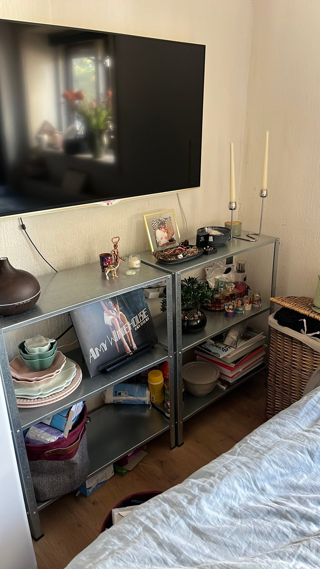 Ijzeren stellingkast, Huis en Inrichting, Ophalen, Zo goed als nieuw