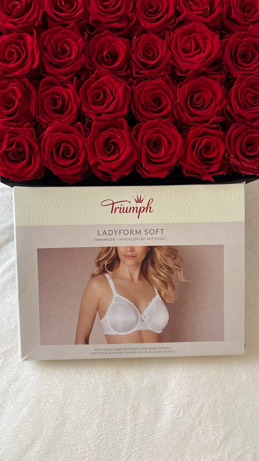 Triumph Ladyform Soft Minimizer BH 75C - Grijs/Bruin, Verzenden, Grijs, BH
