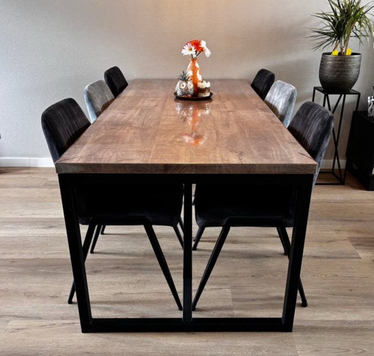 Eettafel - zo goed als nieuw, Huis en Inrichting, Ophalen, 200 cm of meer, 50 tot 100 cm, Zo goed als nieuw