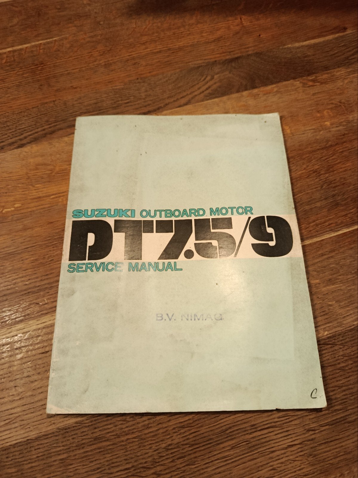 Suzuki Outboard Motor DT7.5/9 Service Manual, Ophalen of Verzenden