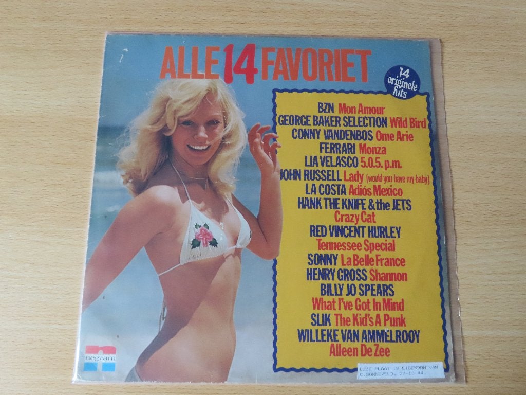 LP 14 Favorieten, LP, Gebruikt, Overige genres, Ophalen of Verzenden