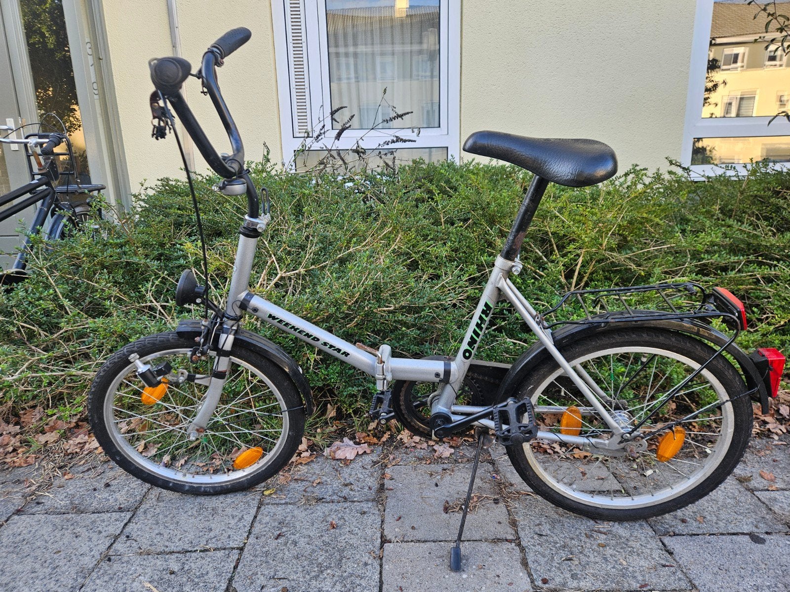Vouwfiets Rhino Weekend Star, Terugtraprem, Gebruikt, 18 tot 20 inch, Deels opvouwbaar