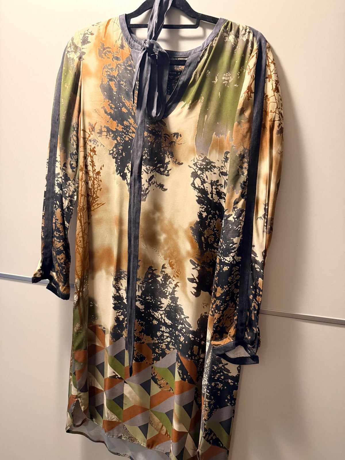 Expresso jurk met print, maat 38, Kleding | Dames, Jurken, Zo goed als nieuw, Maat 38/40 (M), Meerkleurig, Boven de knie, Ophalen