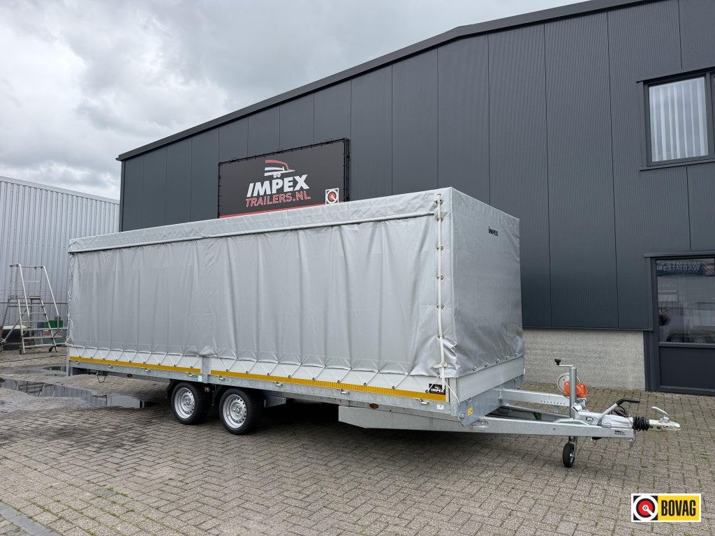 Bij Impex Eduard Multi plateau met huif 606x200 3500kg 2026, Gebruikt