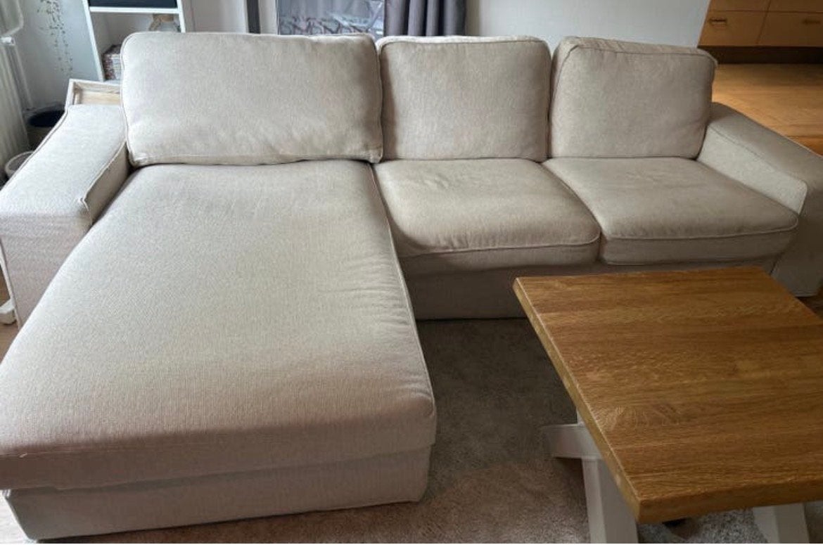 Ikea Kivik bankstel met wasbare hoes, Ophalen, Gebruikt, Stof