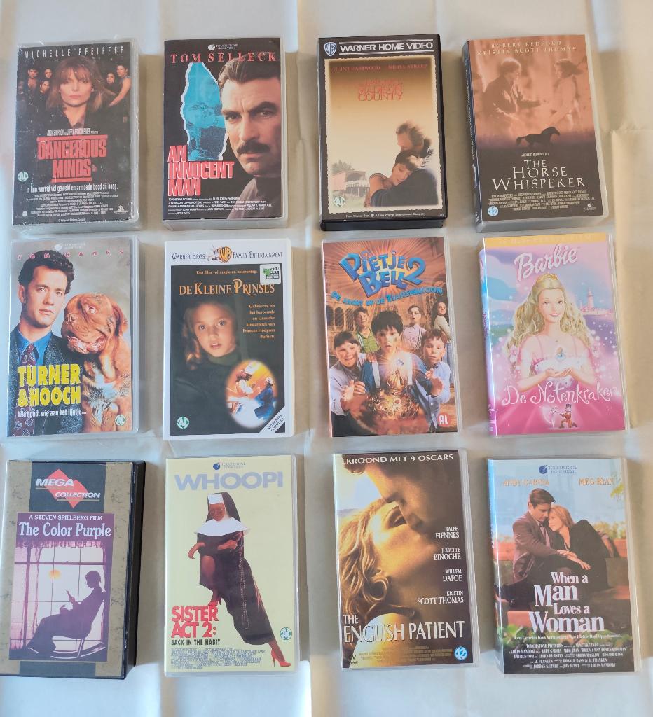 Diverse videobanden waarvan 3 nieuw, Cd's en Dvd's, Alle leeftijden, Ophalen, Gebruikt, Overige genres