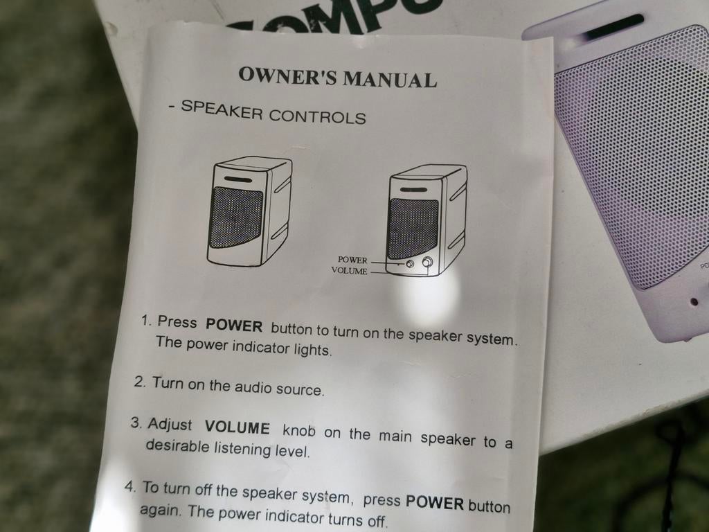 Stereo Computer Speakers - Wit (2.0 Luidsprekerset), Computers en Software, Pc speakers, Ophalen of Verzenden, Nieuw, Audiokanaal 2