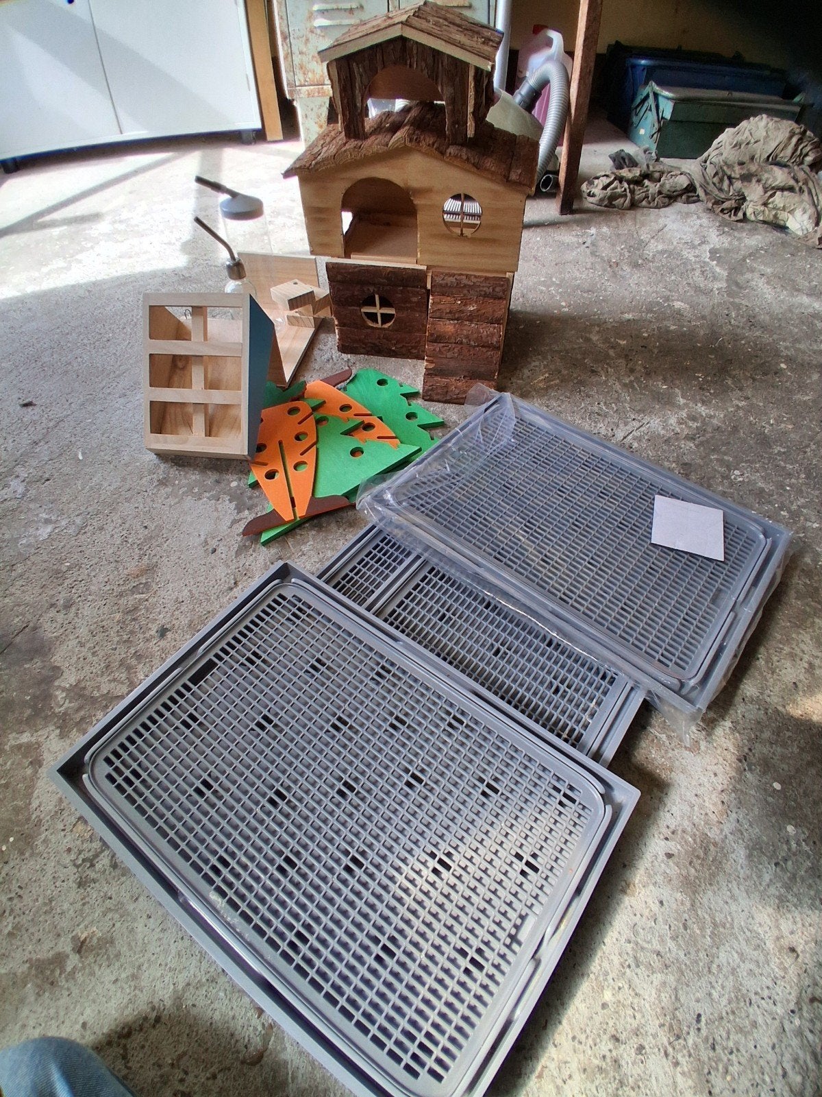 konijnen cavia's hok groot formaat lengte 118 cm breedte 58c, Ophalen, Overige typen