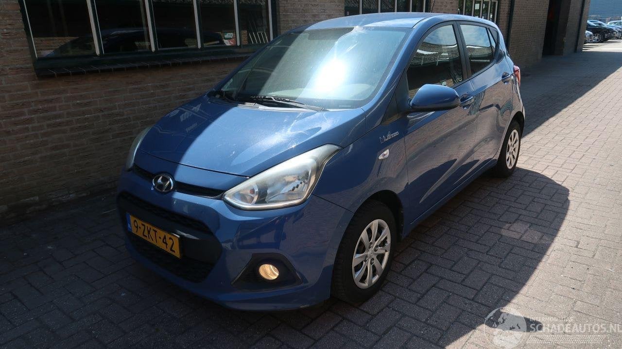 Hyundai i10 1.0i Go! (bj 2015), Hyundai Motor Deutschland GmbH, Blauw, Handgeschakeld, Kaiserleipromenade 5 ,63067, Offenbach am Main, Deutschland