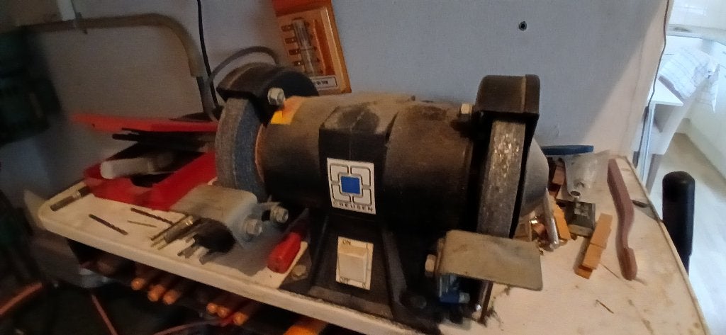 Werkbank slijpmachine, Ophalen, Gebruikt, Minder dan 700 watt, Werkbankslijpmachine