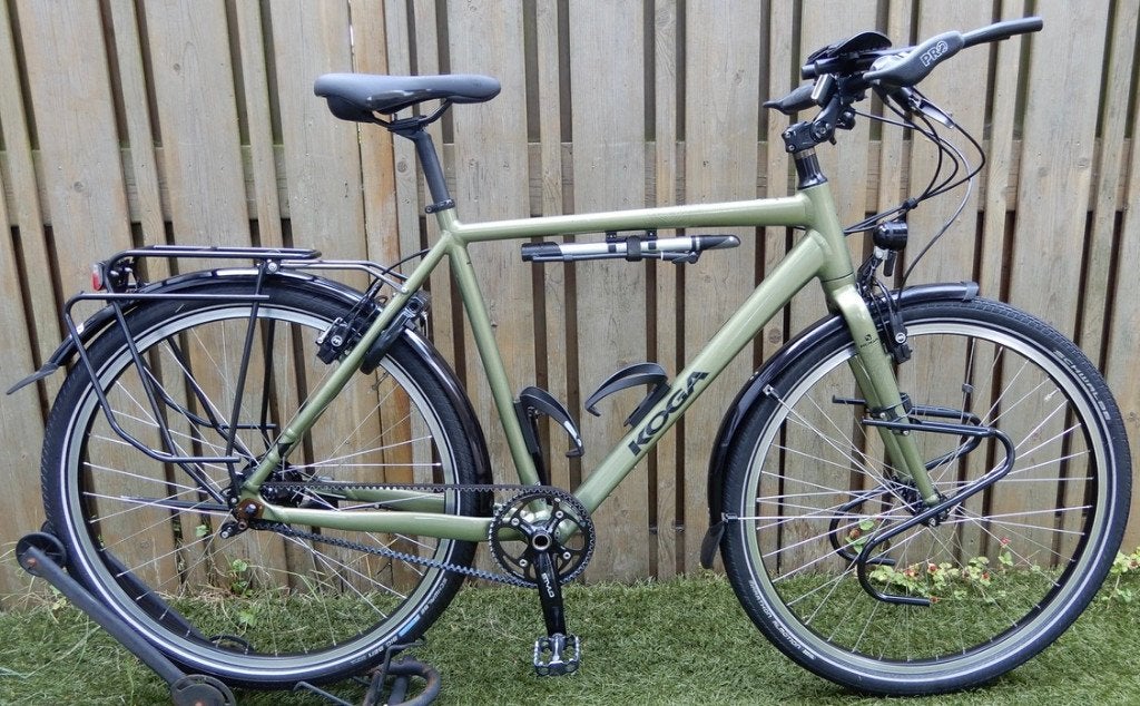 Koga WorldTraveller-S 57 Cm Magura+Riemaandrijving+Son Naaf, 28 inch, Ophalen of Verzenden, Zo goed als nieuw, 57 tot 61 cm