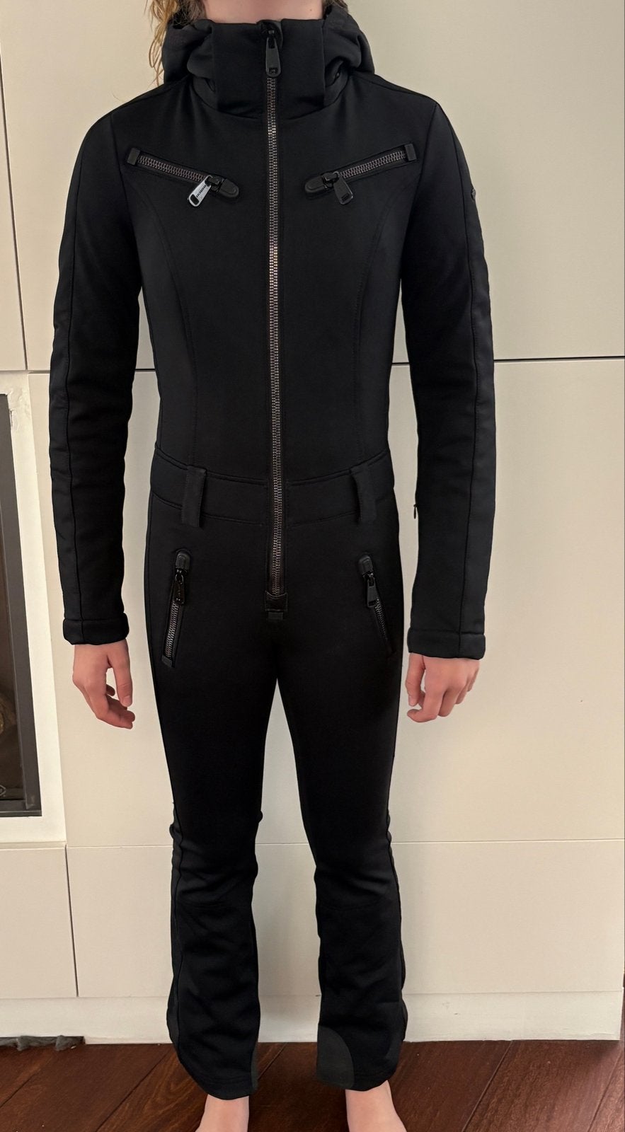 Goldbergh Ski Jumpsuit Zwart Maat 32 / XXS, Kleding | Dames, Ophalen of Verzenden, Zo goed als nieuw, Maat 34 (XS) of kleiner