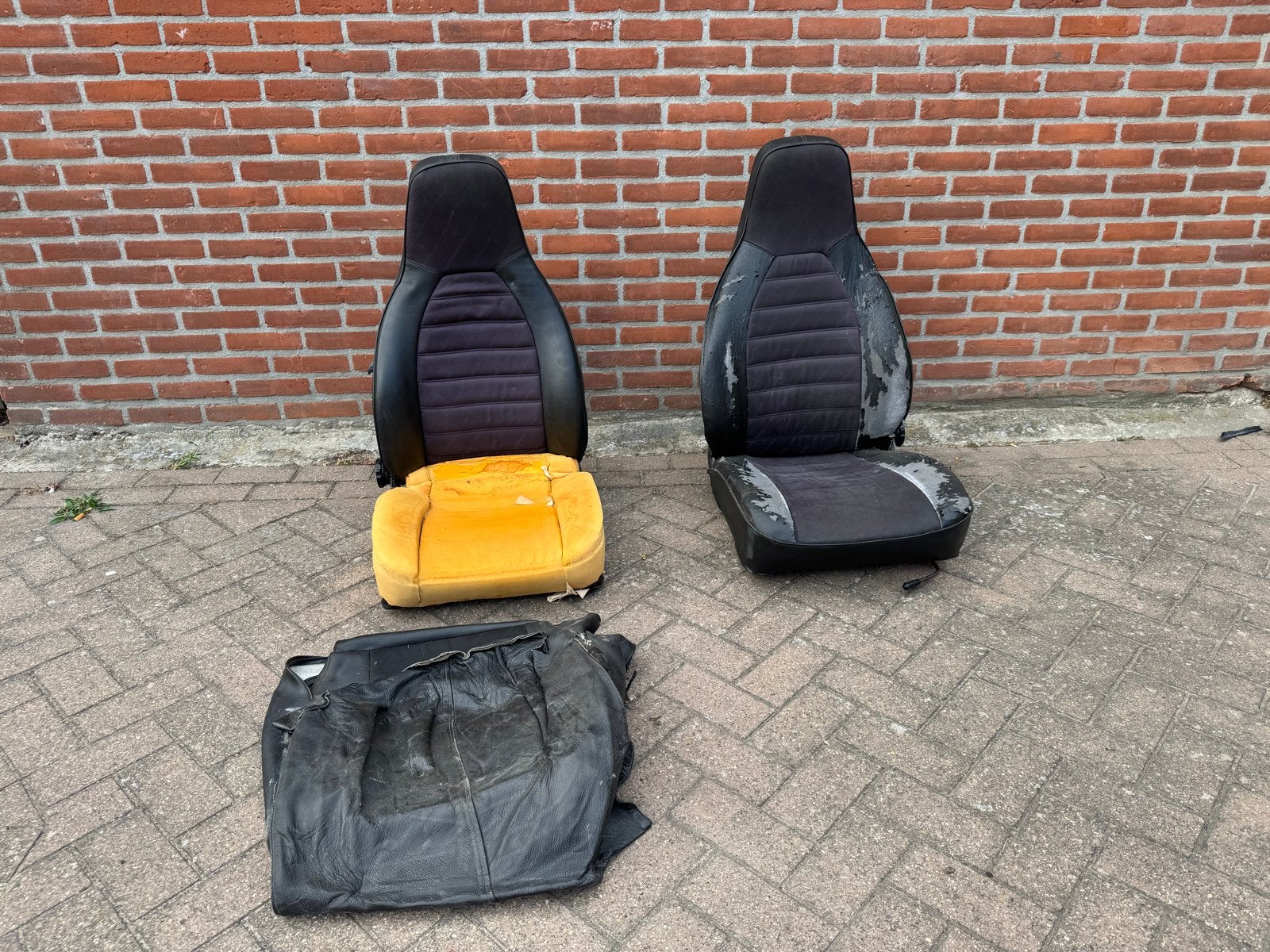 Porsche 911, 924, 944 stoelen - Gebruikt, voor restauratie, Ophalen, Gebruikt, Porsche